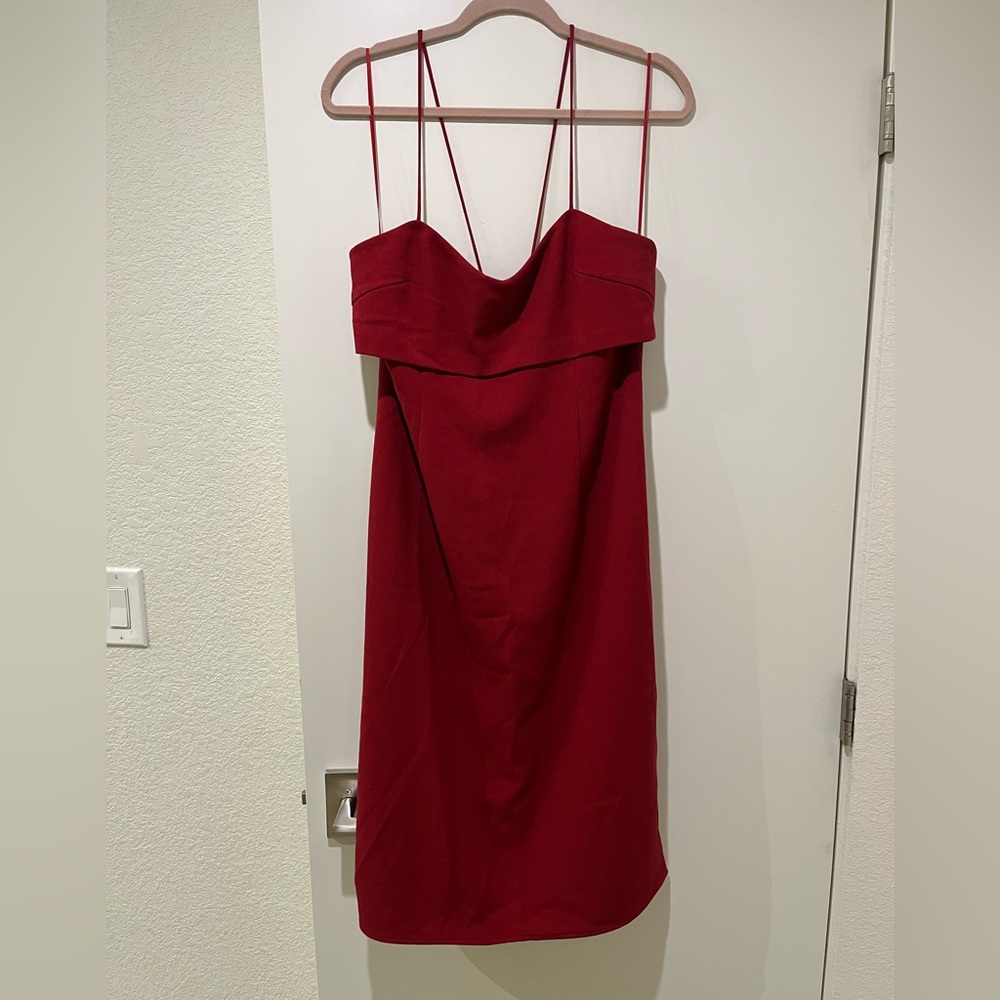 Free People MIDI Red Dress